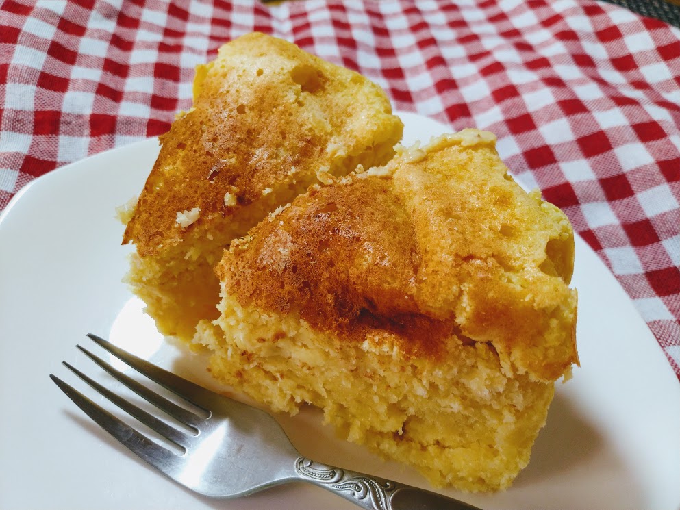 おから入り炊飯器ホットケーキの作り方 混ぜてスイッチon しっとり 高たんぱく 高食物繊維おやつ ベジ広間