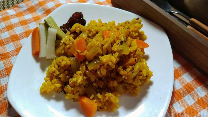 簡単野菜ビリヤニのレシピ