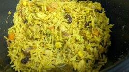 ビリヤニ炊飯混ぜた後